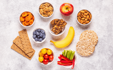 Venta de snacks saludables y suplementos